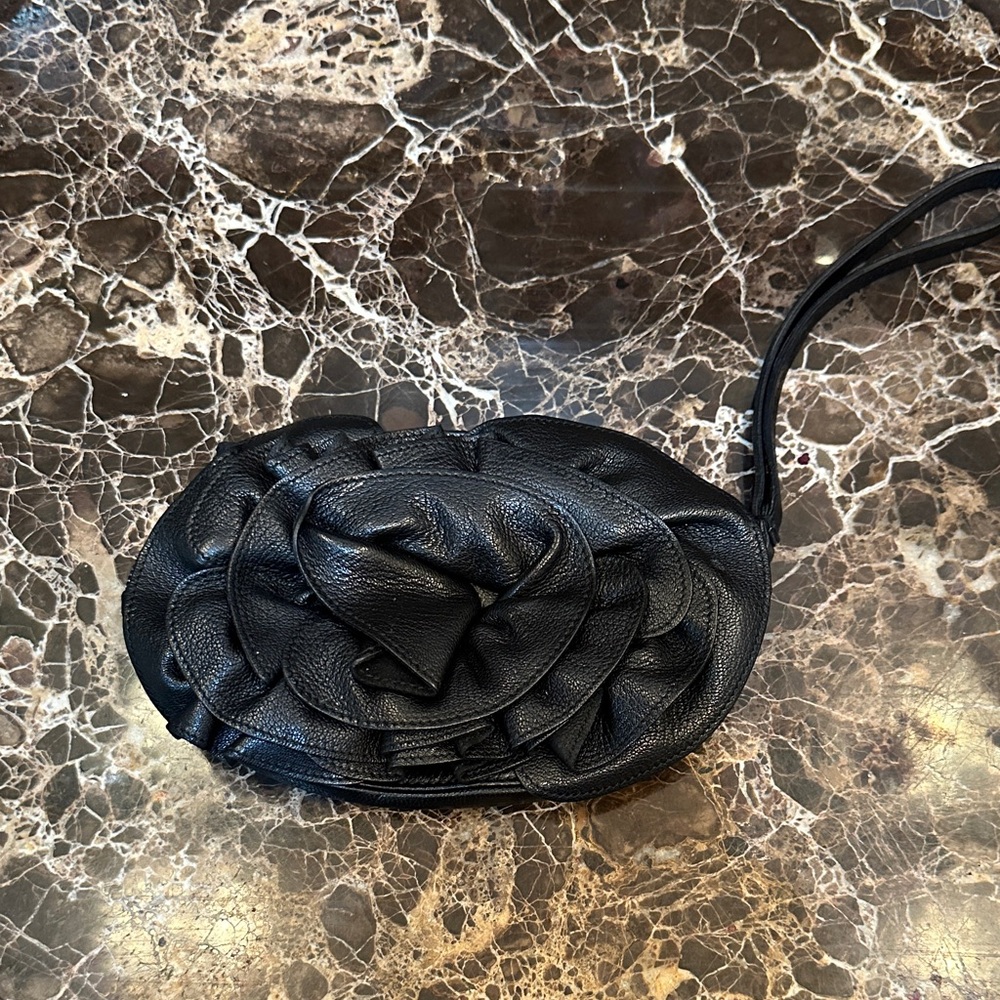 Vintage Yves Saint Laurent Black Wristlet Purse